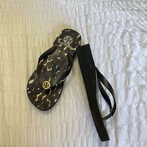Tory Burch Flip Flop Wedges Size 7.5